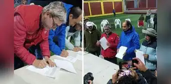 Cusco: pobladores de Chumbivilcas llegan a acuerdos con minera MMG Las Bambas y levantan paralización Cusco: pobladores de Chumbivilcas llegan a acuerdos con minera MMG Las Bambas y levantan paralización
