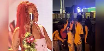 Alumnos de San Marcos pudieron disfrutar el concierto Karol G y dicen: “Les salió barato” Alumnos de San Marcos pudieron disfrutar el concierto Karol G y dicen: “Les salió barato”