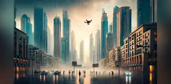 Descubre cómo Dubái 'fabrica lluvia' con drones, frente a la escasez de agua y el calor extremo Descubre cómo Dubái 'fabrica lluvia' con drones, frente a la escasez de agua y el calor extremo