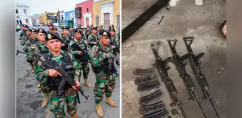 La Libertad: caen 5 personas con armas de guerra que serían usadas para actos delictivos