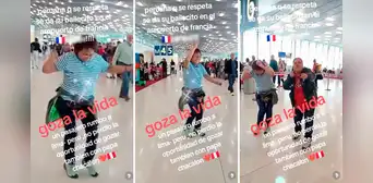 Peruana en Francia se pone a bailar tema de Chacalón y le dicen: “Para no perder la costumbre”