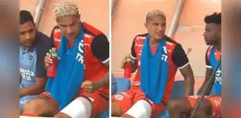 Paolo Guerrero le reveló a Ascues cómo fue la dura lesión que sufrió y que lo sacó del partido Paolo Guerrero le reveló a Ascues cómo fue la dura lesión que sufrió y que lo sacó del partido