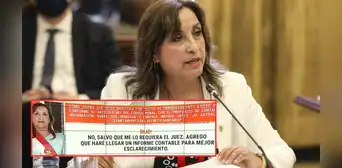 Dina Boluarte se niega al levantamiento de sus cuentas bancarias Dina Boluarte se niega al levantamiento de sus cuentas bancarias