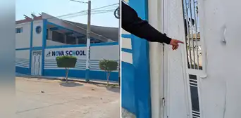 Trujillo: delincuentes detonan explosivo en colegio Nova School y exigen pago de S/80.000 Trujillo: delincuentes detonan explosivo en colegio Nova School y exigen pago de S/80.000