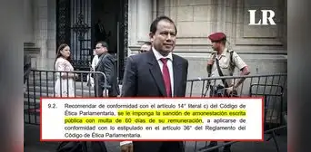 Congreso: Edgar Tello a un paso de ser blindado en la Comisión de Ética Congreso: Edgar Tello a un paso de ser blindado en la Comisión de Ética