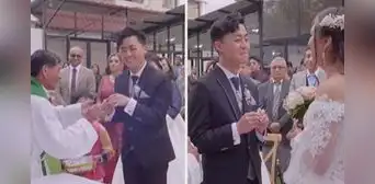 Novio coreano comete blooper durante boda con peruana, y dicen: “Se quería casar con el cura” Novio coreano comete blooper durante boda con peruana, y dicen: “Se quería casar con el cura”