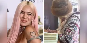 Karol G cometió error ortográfico tras conocer Machu Picchu, y fans la defienden: “Así se escribe en Colombia”