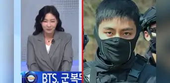 BTS: Taehyung se luce en uniforme especial del Ejército coreano y hace sonrojar a presentadora BTS: Taehyung se luce en uniforme especial del Ejército coreano y hace sonrojar a presentadora