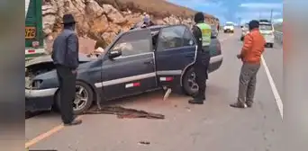 Junín: accidente en carretera Pampas-Huancayo deja un muerto y tres heridos de gravedad Junín: accidente en carretera Pampas-Huancayo deja un muerto y tres heridos de gravedad