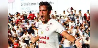 Universitario venció 2-1 a Unión Comercio con doblete de Martín Pérez Guedes por el Apertura