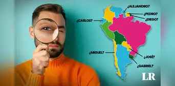 Estos son los 5 nombres de hombre más populares de Sudamérica, según la IA: uno de ellos es común en Perú Estos son los 5 nombres de hombre más populares de Sudamérica, según la IA: uno de ellos es común en Perú