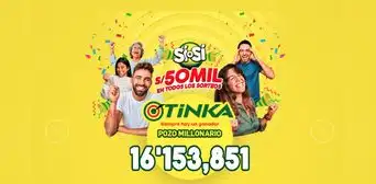 Lotería Tinka EN VIVO: números GANADORES HOY, 21 de abril, vía Intralot Lotería Tinka EN VIVO: números GANADORES HOY, 21 de abril, vía Intralot