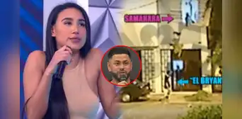 Samahara Lobatón tira la ropa de Bryan Torres por la ventana de su casa tras pelea Samahara Lobatón tira la ropa de Bryan Torres por la ventana de su casa tras pelea