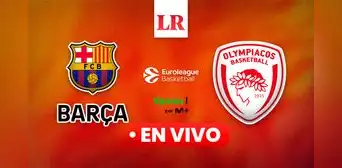 ¡Caen los azulgranas! Barcelona es derrotado por 77-75 ante Olympiacos por la Euroliga 2023/24