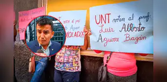 Trujillo: denuncian a docente de la UNT por acoso sexual a estudiante de Derecho Trujillo: denuncian a docente de la UNT por acoso sexual a estudiante de Derecho