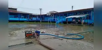 Colegio en Iquitos se inunda a consecuencia de las lluvias: 600 alumnos son los afectados