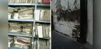 Fuga de agua en Palacio de Justicia: personal denuncia mal olor y millones de archivos en riesgo Fuga de agua en Palacio de Justicia: personal denuncia mal olor y millones de archivos en riesgo