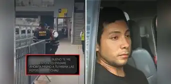 Sujeto que amenazaba a expareja con difundir fotos íntimas es capturado en el Metropolitano