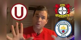 Periodista de ESPN se defiende de críticas al mencionar récord que compartió la 'U' con City y Leverkusen