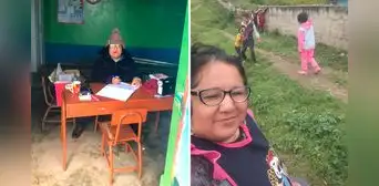 Huacho: profesora que cayó a abismo y estuvo perdida 8 días en la sierra volvió a dictar clases Huacho: profesora que cayó a abismo y estuvo perdida 8 días en la sierra volvió a dictar clases