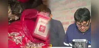 Puente Piedra: desarticulan banda que convertía residuos hospitalarios en botellas de plástico Puente Piedra: desarticulan banda que convertía residuos hospitalarios en botellas de plástico