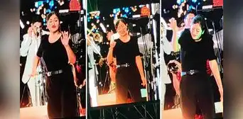 Intérprete de lengua de señas la rompió en concierto de Armonía 10: "Cumbia con inclusión"