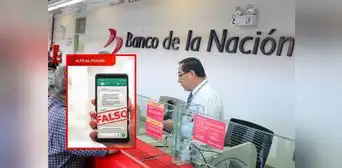 Banco de la Nación advierte nueva modalidad de estafa: ofrecen supuesto 'bono mini empresarial'