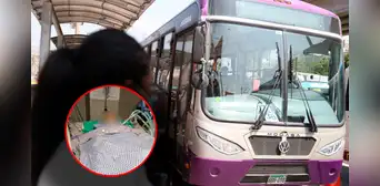 Mujer denuncia que la ATU no quiere pagar gastos médicos tras sufrir accidente en el Corredor Morado