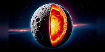 Científicos descubren finalmente qué hay dentro de la Luna: es casi igual que la Tierra Científicos descubren finalmente qué hay dentro de la Luna: es casi igual que la Tierra