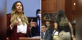 Rosseli Amuruz se muestra agresiva tras aprobación de informe de Ética que recomienda sancionarla Rosseli Amuruz se muestra agresiva tras aprobación de informe de Ética que recomienda sancionarla