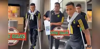 Así fue la alarmante salida de Yotún del hotel tras sufrir grave lesión en su rodilla izquierda Así fue la alarmante salida de Yotún del hotel tras sufrir grave lesión en su rodilla izquierda