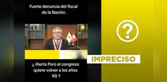 Pronunciamiento del fiscal de la Nación interino, Juan Carlos Villena, no es actual Pronunciamiento del fiscal de la Nación interino, Juan Carlos Villena, no es actual