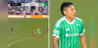 Raúl Ruidíaz desató la locura en la MLS con espectacular golazo de media cancha con Seattle Sounders