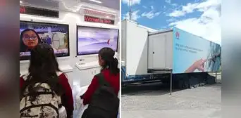 El primer truck inteligente en Sudamérica recorre el Perú y enseña TIC a estudiantes: así luce por dentro El primer truck inteligente en Sudamérica recorre el Perú y enseña TIC a estudiantes: así luce por dentro