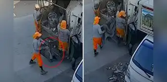 VMT: trabajadores de limpieza municipal botan basura en casa de vecino que no quiso dar propina