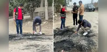 Comas: Policía investiga asesinato de dos personas que luego fueron calcinadas Comas: Policía investiga asesinato de dos personas que luego fueron calcinadas
