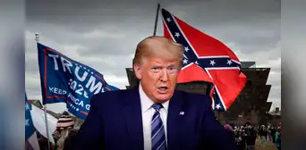 ¿Por qué la bandera confederada, usada por los seguidores de Trump, es símbolo de racismo en USA? ¿Por qué la bandera confederada, usada por los seguidores de Trump, es símbolo de racismo en USA?