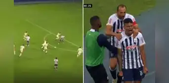 Se llevó a 3 y dejó solo a Barcos: la genial asistencia de De Santis que gritó hasta el alma tras el gol