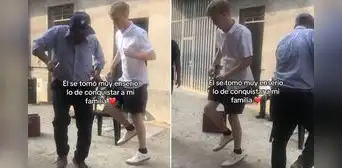 Extranjero se enamoró de peruana y bailó huayno para sorprender a sus suegros: “Tiene ritmo”