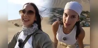 Influencer venezolana 'tragó' arena en La Huacachina, pero resalta su visita: “El día más emocionante de mi vida” Influencer venezolana 'tragó' arena en La Huacachina, pero resalta su visita: “El día más emocionante de mi vida”