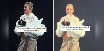 Tini se quiebra y llora al anunciar su retiro temporal de la música: ¿qué pasó con la cantante? Tini se quiebra y llora al anunciar su retiro temporal de la música: ¿qué pasó con la cantante?