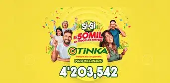 Lotería Tinka EN VIVO: números GANADORES HOY, domingo 5 de mayo, vía Intralot