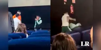 Boxeador da brutal golpiza a maltratador en cine de España y VIDEO se hace viral