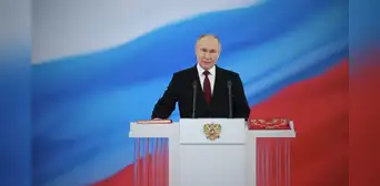 Vladimir Putin jura como presidente de Rusia para un quinto mandato hasta 2030: "Juntos ganaremos"