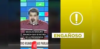 Nicolás Maduro no anunció su retiro de la presidencia si pierde en las elecciones de 2024