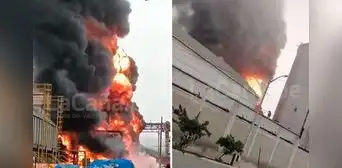 Incendio en La Libertad: se registra siniestro en fábrica azucarera en Casa Grande Incendio en La Libertad: se registra siniestro en fábrica azucarera en Casa Grande