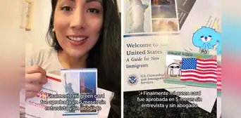 Peruana revela cómo consiguió la Green Card sin entrevista ni abogados: “Llevó menos de un año en este país”