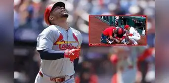 Venezolano Willson Contreras sufre doloroso golpe de bate y queda lesionado en juego de MLB 2024 Venezolano Willson Contreras sufre doloroso golpe de bate y queda lesionado en juego de MLB 2024