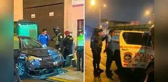 Cercado de Lima: chofer es detenido tras atropellar a dos policías y dos menores Cercado de Lima: chofer es detenido tras atropellar a dos policías y dos menores
