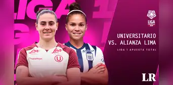 Universitario vs. Alianza Lima femenino EN VIVO: ¿a qué hora y en qué canal ver el clásico por la punta?